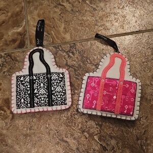 2 NEW Thirty-One Christmas Cloth Ornaments